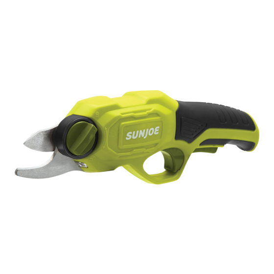 sunjoe PJ3600C Cordless Pruning Saw Manuals