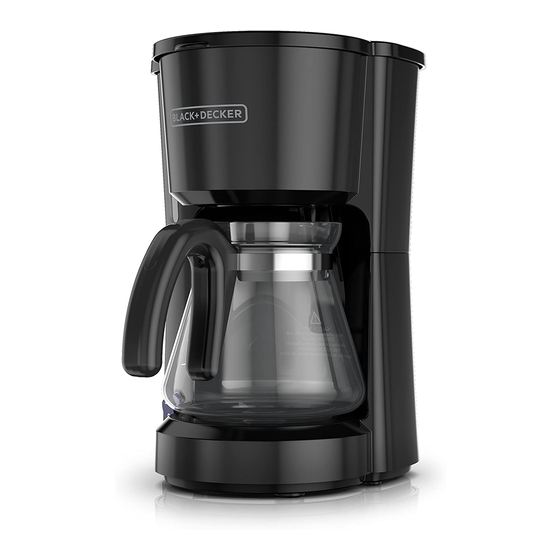 Instructions for black and decker coffee maker hotsell