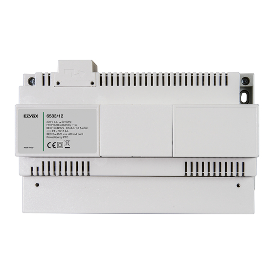 Vimar Elvox 6584 Installer's Manual