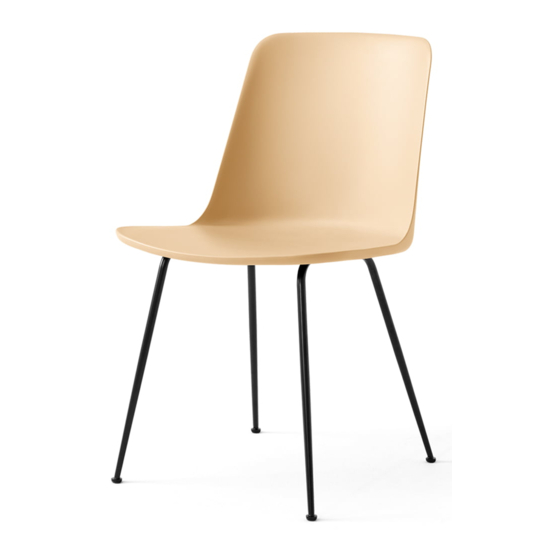 &Tradition Rely Chair Instructions Manual