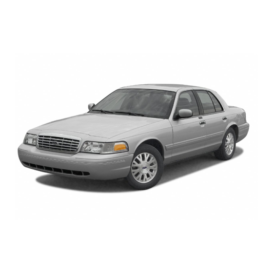 Ford 2003 Crown Victoria Manuals