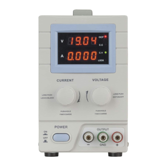 PowerTech 0-30VDC User Manual
