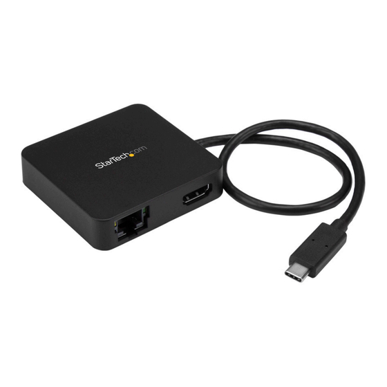 StarTech.com DKT30CHD Manual