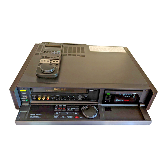 Sony SLV-R5UC Manual