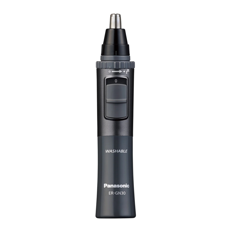 Panasonic ER-GN30 Manual