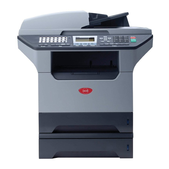 Oce fx3000 User Manual