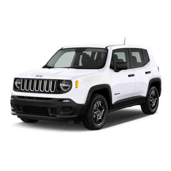 Jeep RENEGADE 2016 User Manual