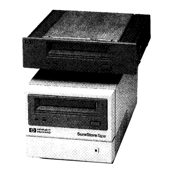HP surestore dat 2000i User Manual