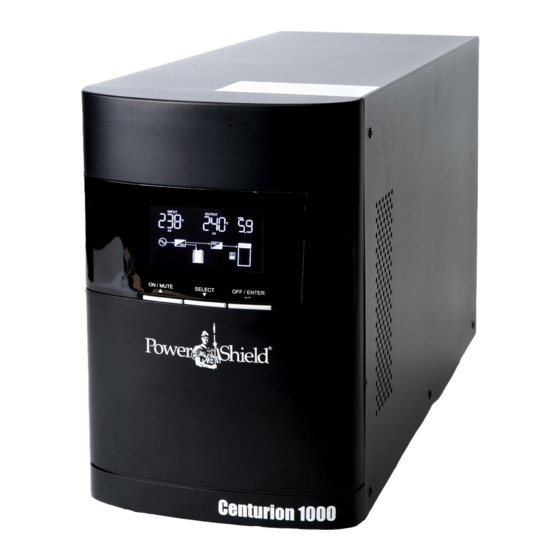 PowerShield Centurion Series User Manual
