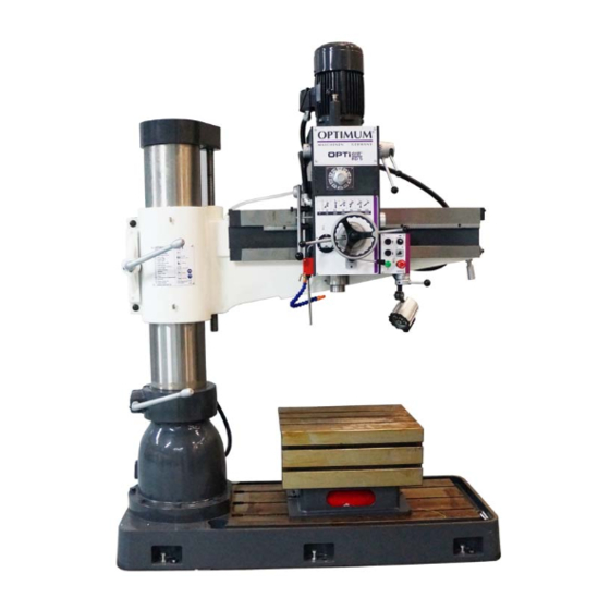 Optimum OPTIdrill RD 5 Operating Manual