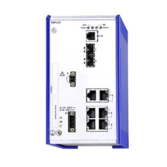 Belden Hirschmann Rail Switch Power Lite User Manual