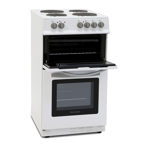 montpellier MTE51W Installation And Operating Instructions Manual