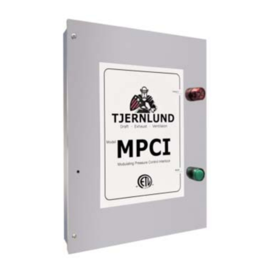 TJERNLUND MPCI Installation Instructions Manual