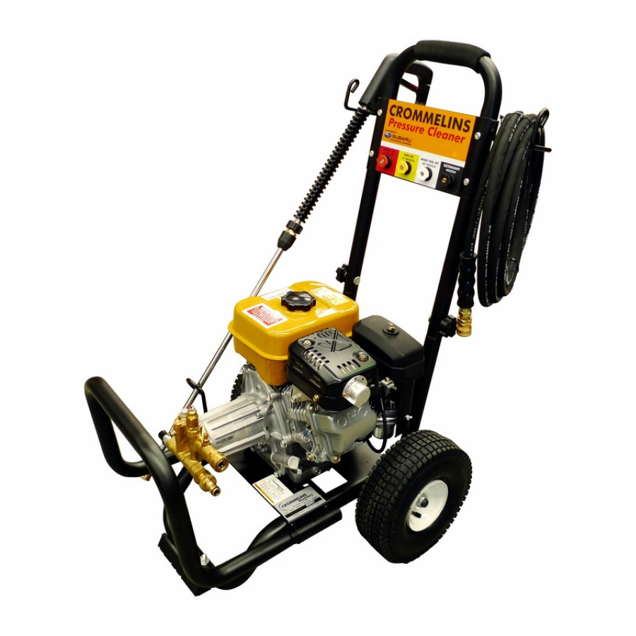 User Manuals: Crommelins CPV Series Pressure Cleaner