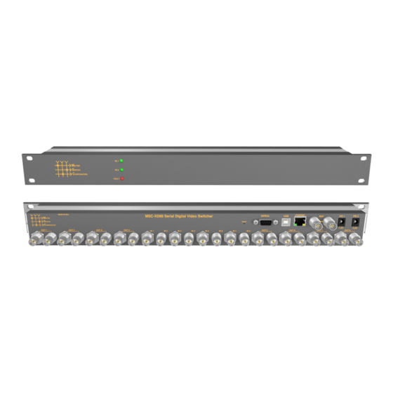 Matrix Switch Corporation MSC-XD88S Product Manual