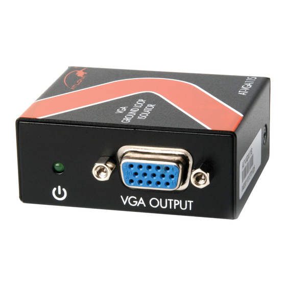 Atlona AT-VGA11S User Manual