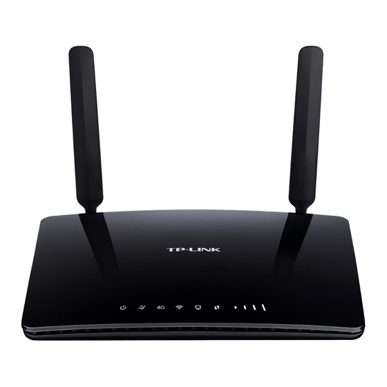 TP-Link TL-MR6400 V3 Quick Installation Manual