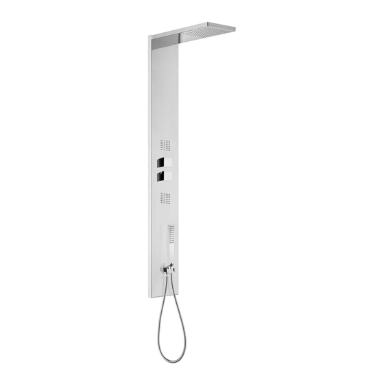 Bossini MANHATTAN 3 Sprays Installation Instructions Manual