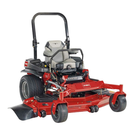 Toro Z Master Professional 6000 Series Operator's Manual