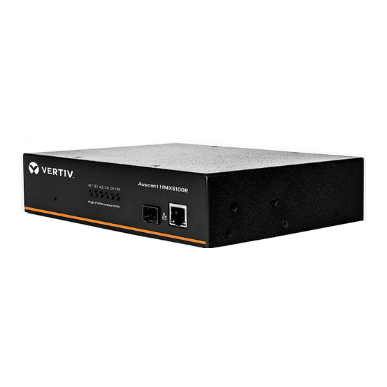 Vertiv Avocent HMX 5000 DVI-D Series Quick Installation Manual