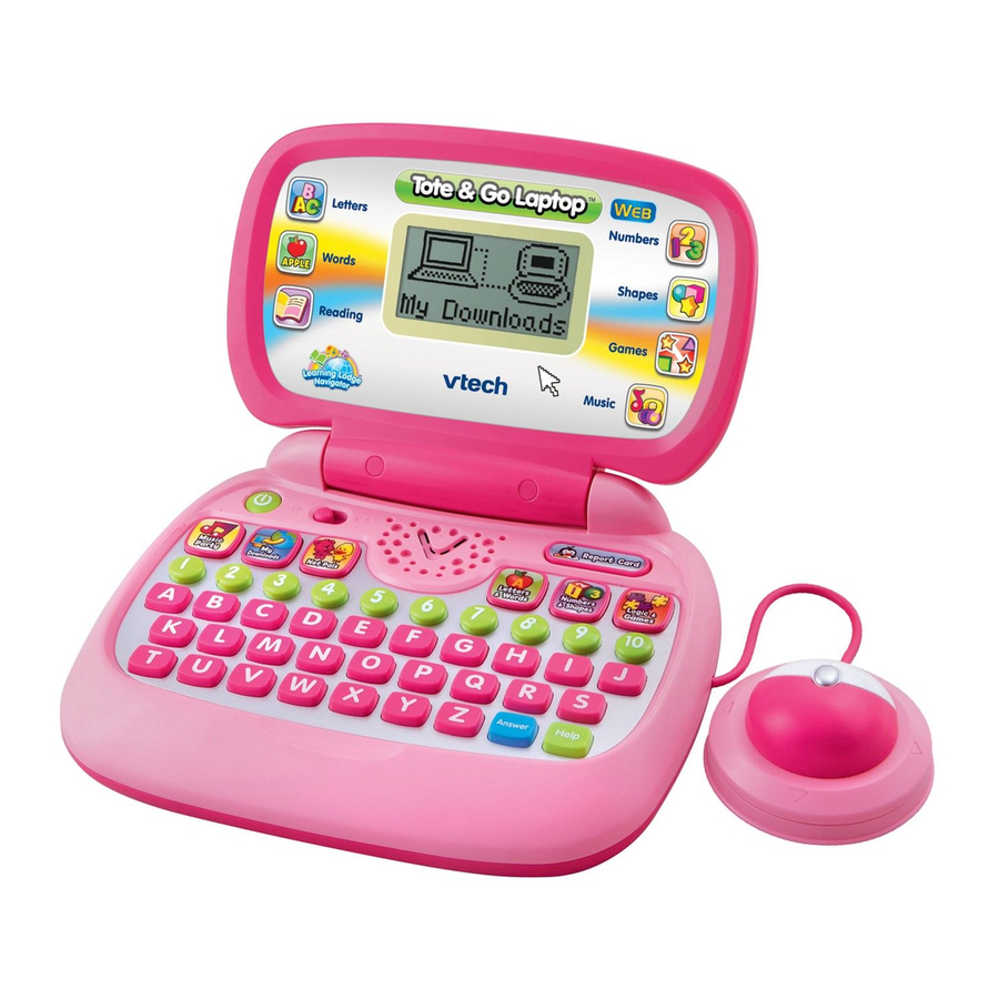 Vtech Tote & Go Laptop Web Connected Manuals