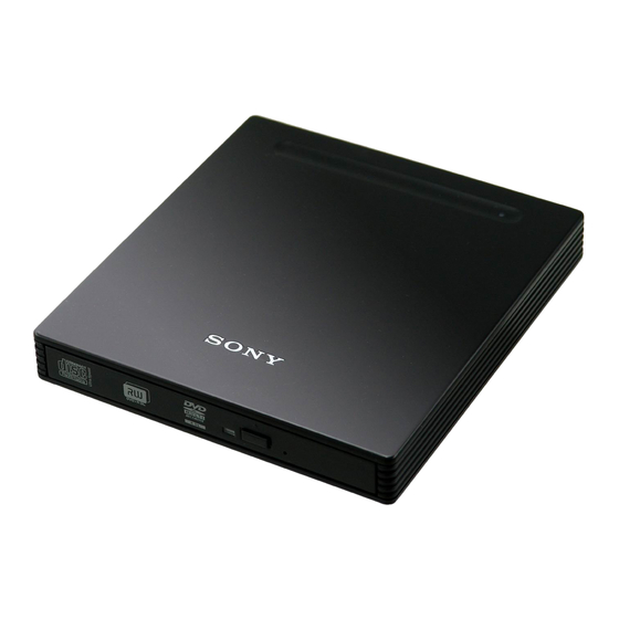 Sony DRXS50U - DRX S50U Quick Start Manual