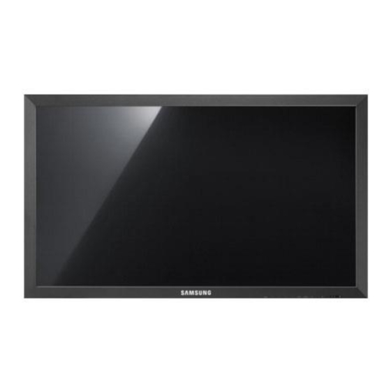 SAMSUNG SYNCMASTER 400TSN-2 MONITOR USER MANUAL | ManualsLib