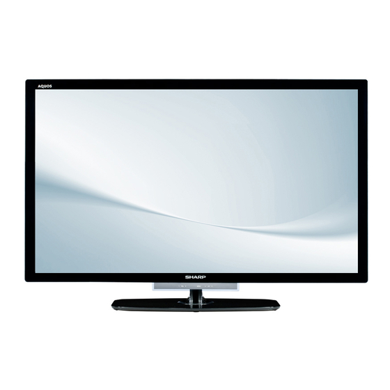 SHARP LC46LE631E LED TV QUICK START MANUAL ManualsLib