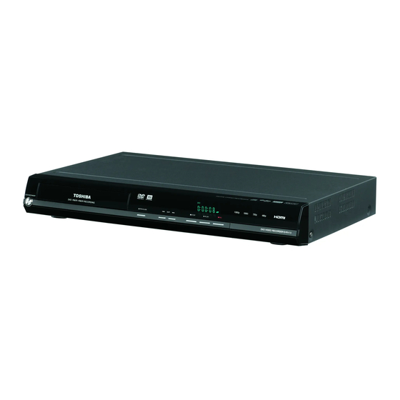 TOSHIBA D-R410KU DVR OWNER'S MANUAL | ManualsLib