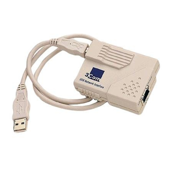 3COM 3C460 ADAPTER QUICK START MANUAL | ManualsLib