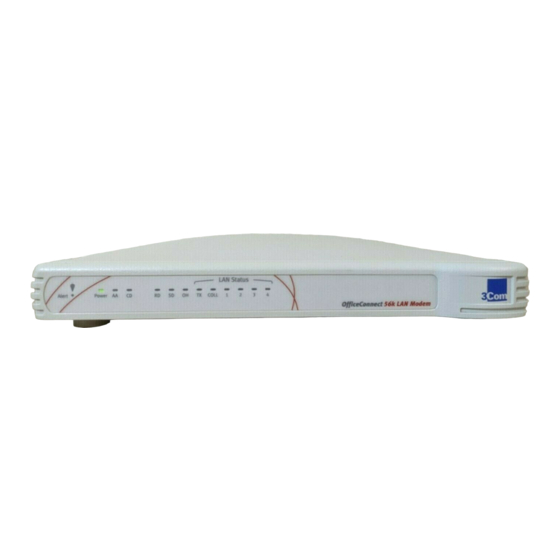 3COM OFFICECONNECT 3C886A MODEM GETTING STARTED MANUAL | ManualsLib