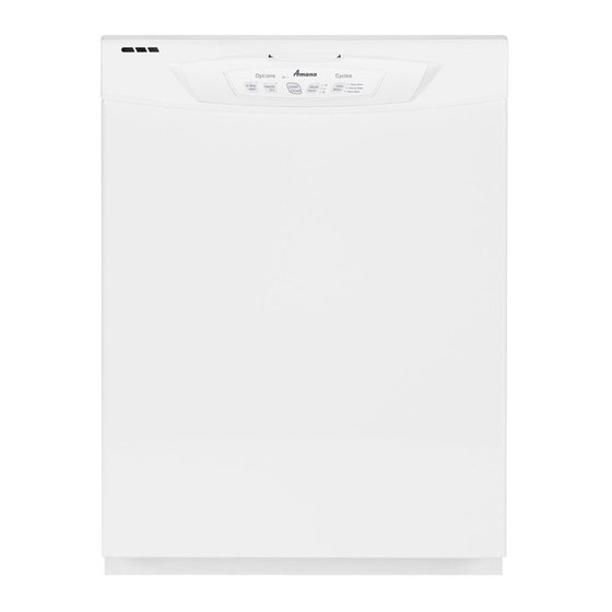 AMANA ADB1500AW DISHWASHER DIMENSION MANUAL | ManualsLib