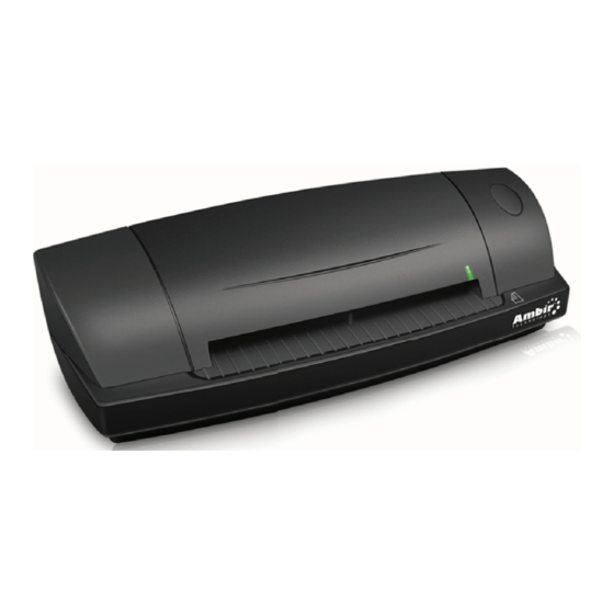 AMBIR DP687 SCANNER SPECIFICATIONS | ManualsLib