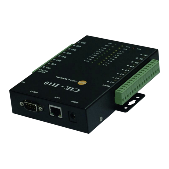 Sollae Systems CIE-H10 User Manual