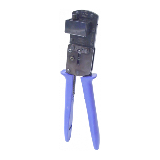 User Manuals: Tyco Electronics 2-1579004-9 Hand Tool