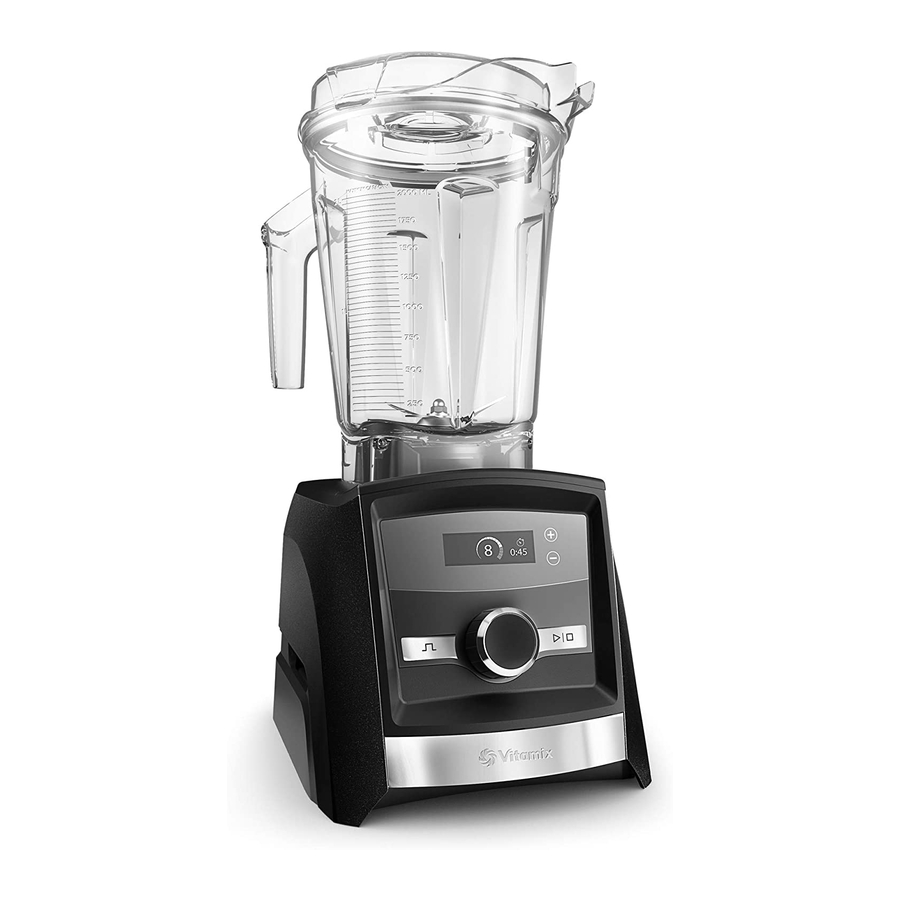 VITAMIX ASCENT A3300I INSTRUCTIONS MANUAL Pdf Download ManualsLib