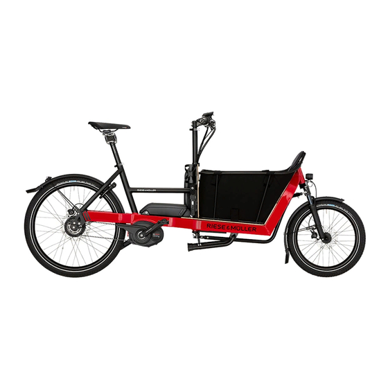 RIESE & MULLER PACKSTER 40 OWNER'S MANUAL Pdf Download ManualsLib