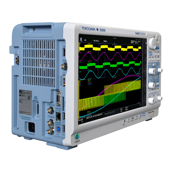 YOKOGAWA DL950 USER MANUAL Pdf Download ManualsLib