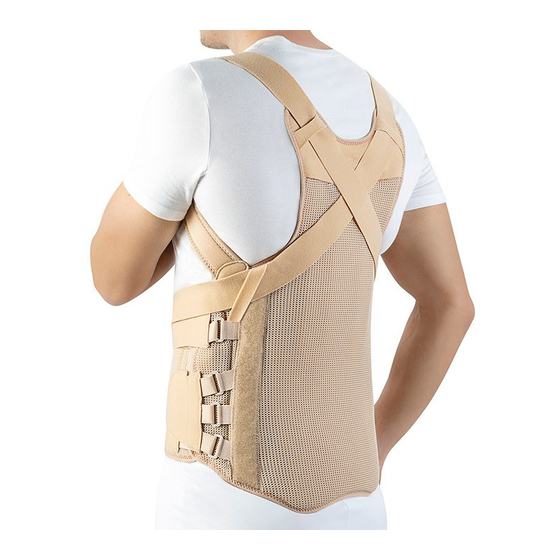 ORLIMAN STAR BRACE LSOB INSTRUCTIONS FOR USE AND PRESERVATION Pdf