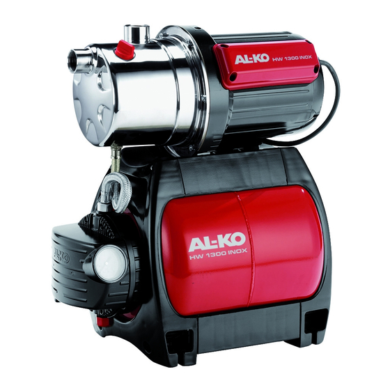 AL-KO HW 1300 INOX Instructions For Use Manual