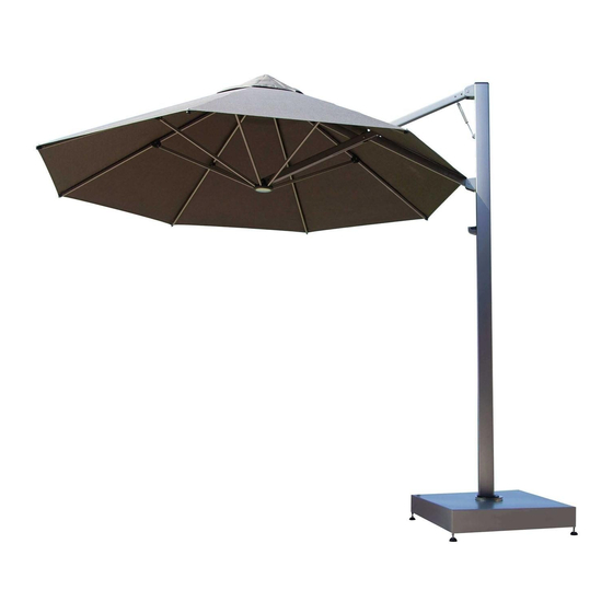 SHADOWSPEC SERENITY CANTILEVER UMBRELLA OWNER'S MANUAL Pdf Download