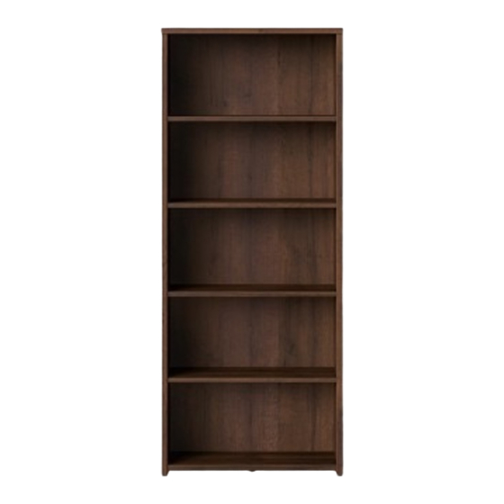 TARGET MADE BY DESIGN 5 SHELF BOOKCASE ESPRESSO ASSEMBLY INSTRUCTIONS