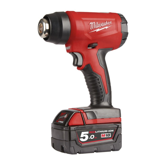 Milwaukee M18 BHG Manuals