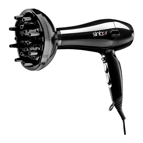 Sinbo SHD 2686D Manual