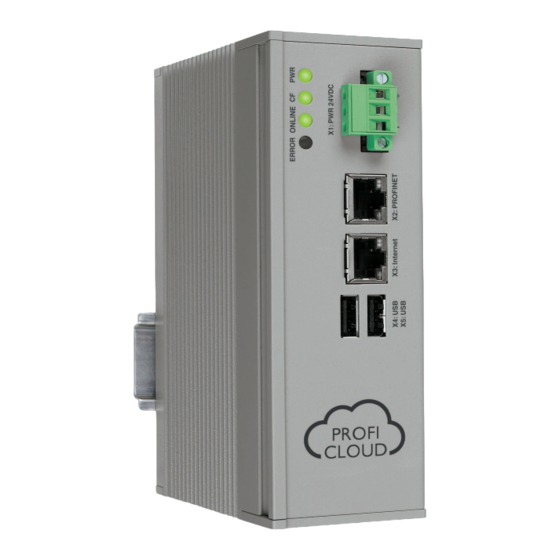 Phoenix Contact UM EN PROFICLOUD User Manual