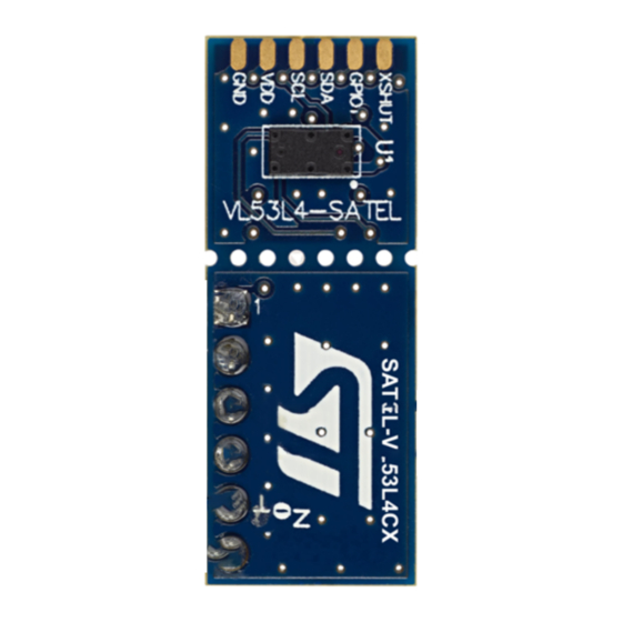 ST VL53L4CX User Manual