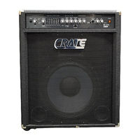 Crate ThunderBass BX-4115 Owner's Manual