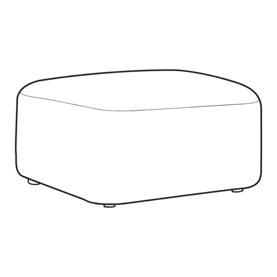 SARAH ELLISON MUSE OUTDOOR OTTOMAN Assembly Instructions