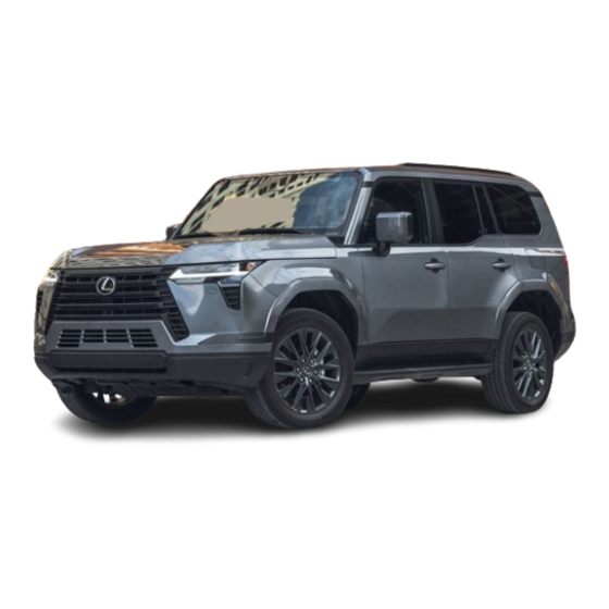 Lexus GX550 2024 Owner's Manual