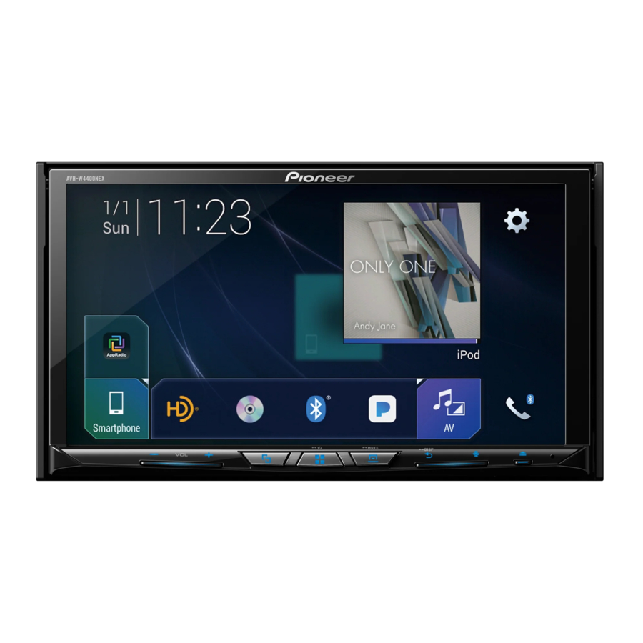 Pioneer AVH-W4400NEX Manual